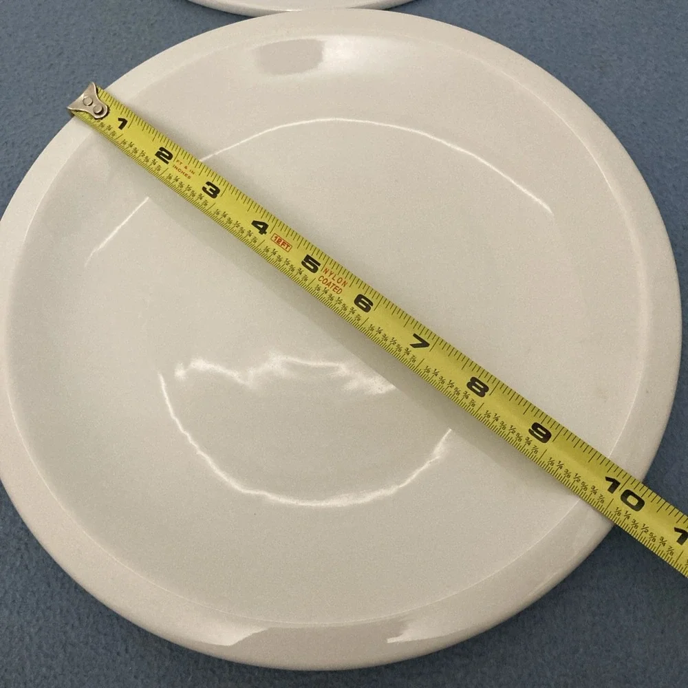 VTG Pottery Barn White Du Jour Suppertime 10